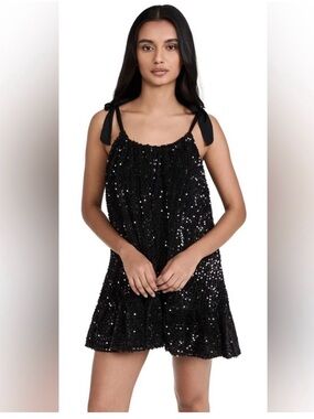 Free People Nova Convertible Sequin Mini Dress